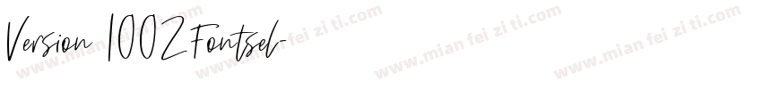 Version 1002Fontsel字体转换